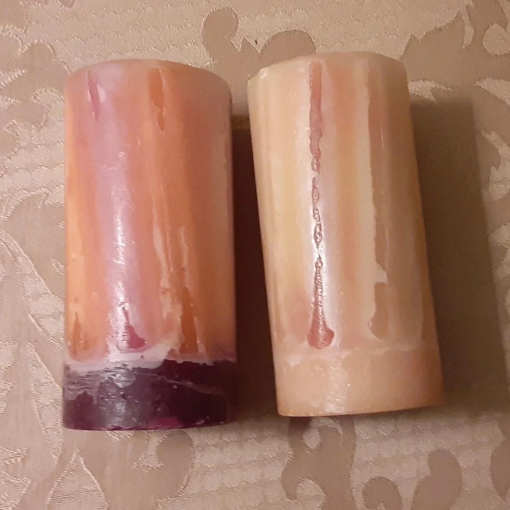 Layered Pillar Candle Set
